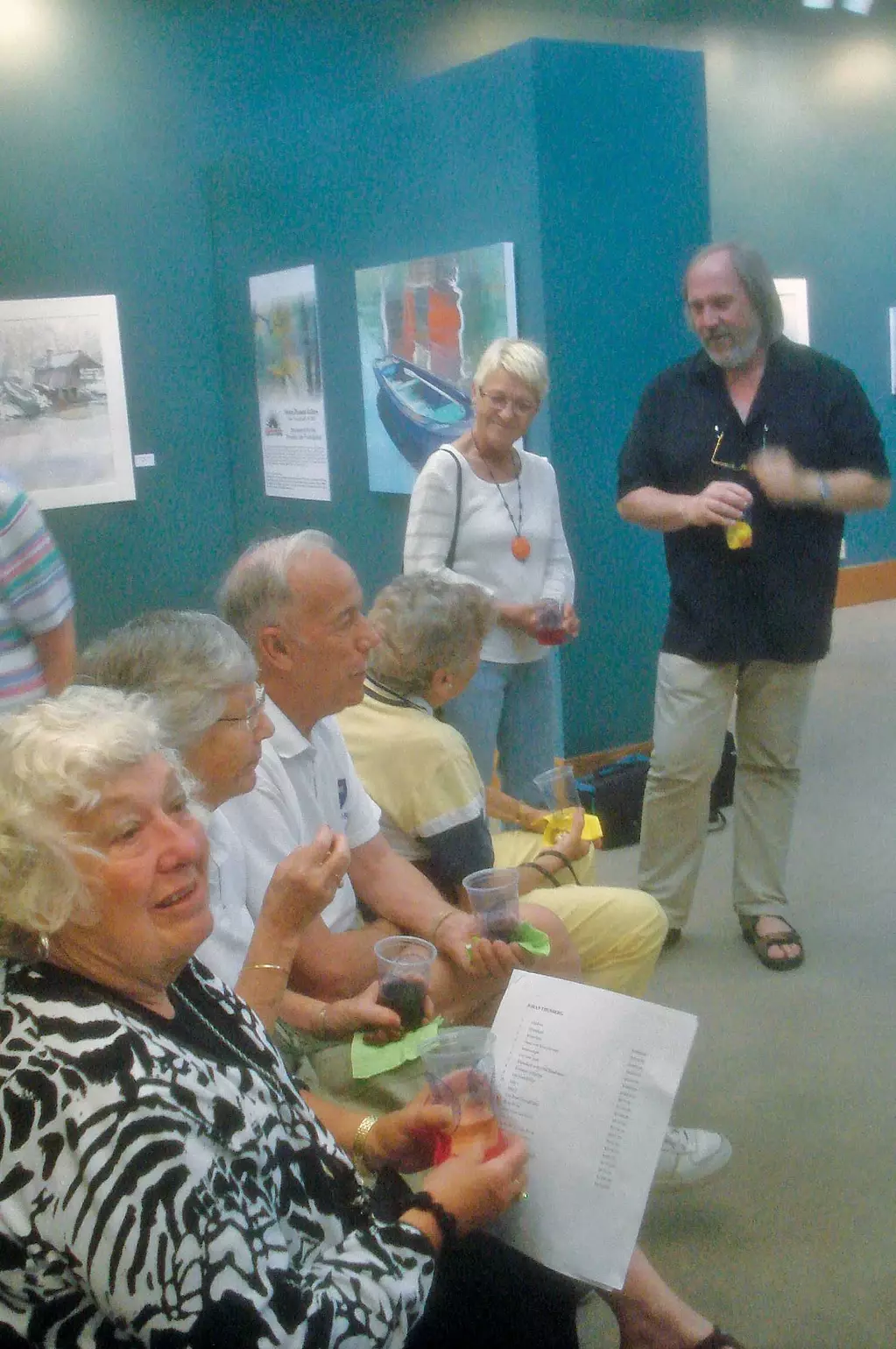 Johan Thunberg håller Föreläsning på LAKE ART CENTER i IOWA.